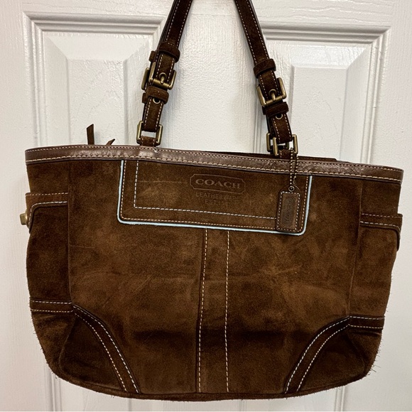 Coach super soft suede bag. - Picture 1 of 6